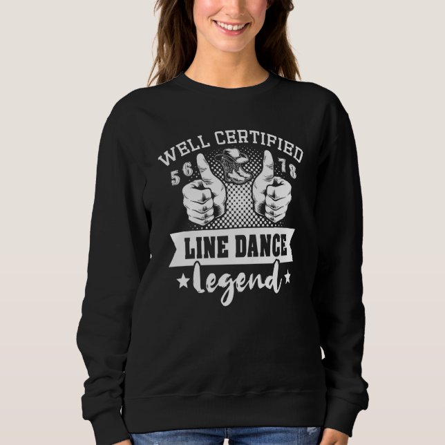Sweatshirt Line Dancer Linedancing Linedancer Line Dance  5 (Devant)
