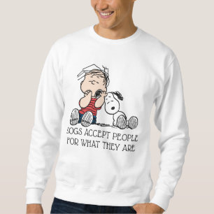 Sweatshirt Linus consolé avec l'oreille de Snoopy