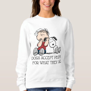Sweatshirt Linus consolé avec l'oreille de Snoopy