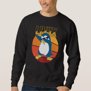 Sweatshirt Linux Administrateur Root Manchot Informatique Ner