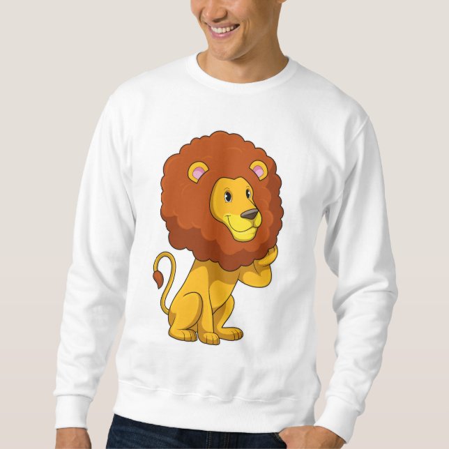 Sweatshirt Lion avec boucles (Devant)