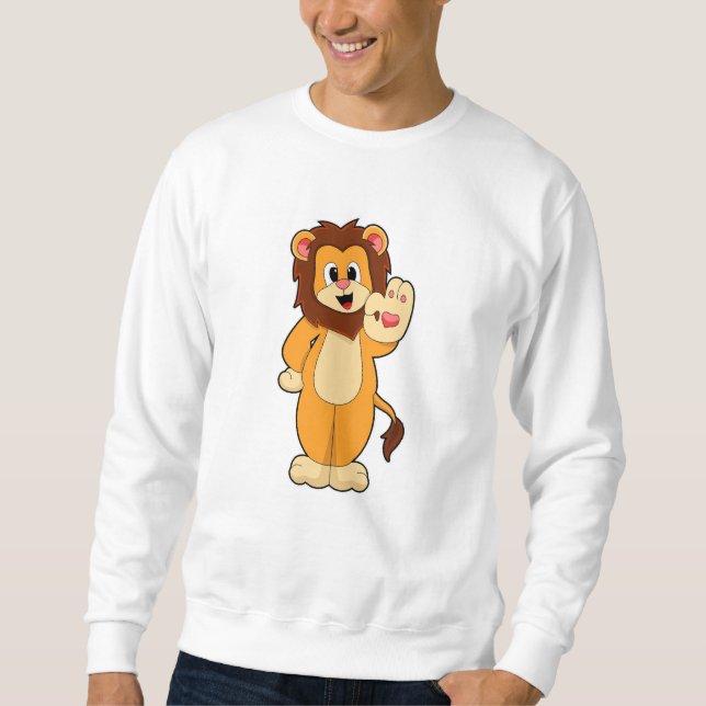 Sweatshirt Lion avec Mane (Devant)