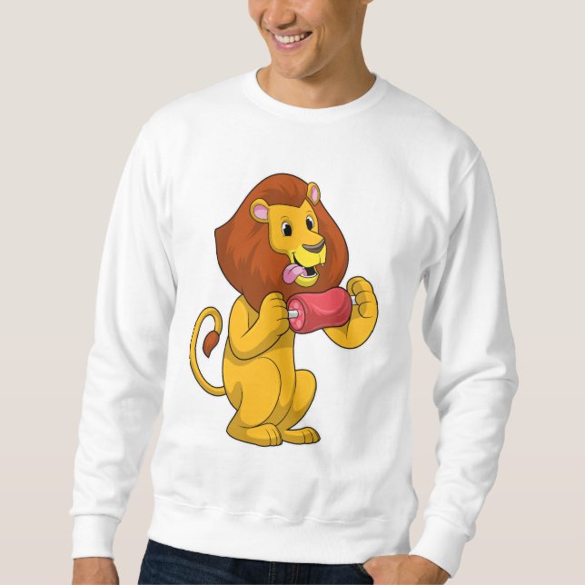 Sweatshirt Lion avec viande (Devant)