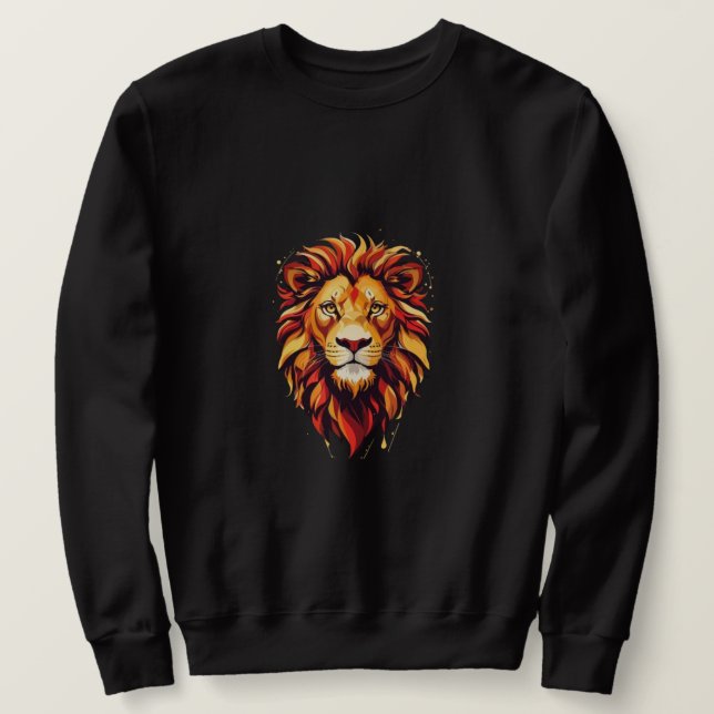 Sweatshirt Lion cool (Design devant)