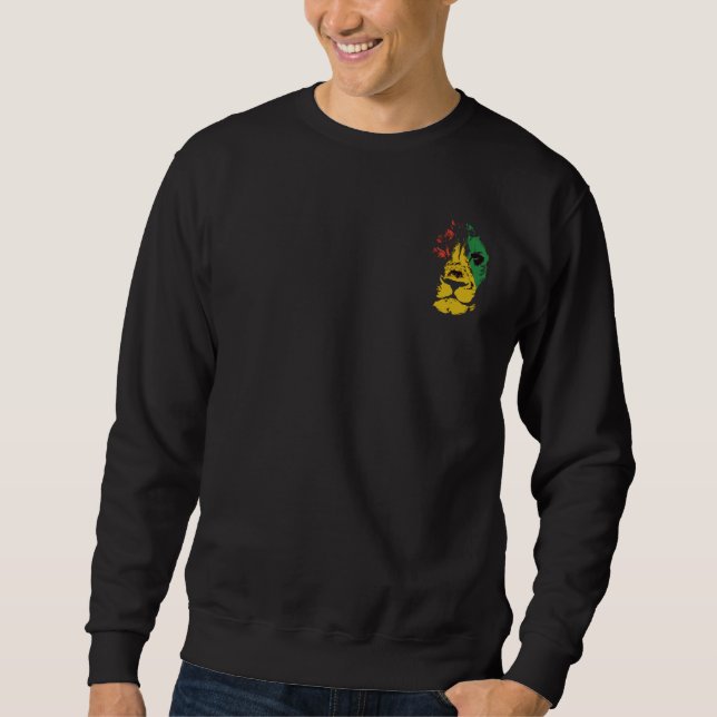 Sweatshirt Lion De Juda - Rasta (Devant)