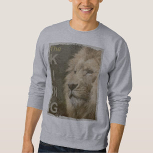 Sweatshirt Lion Head The King Modern Elegant Modèle masculin