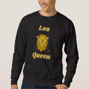 Sweatshirt Lion Horoscope Leo Queen Zodiac