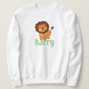 Sweatshirt lion mignon avec ton nom T-shirt