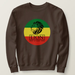 Sweatshirt Lion of Judah Jah Rastafari Emperor Rasta Sweater