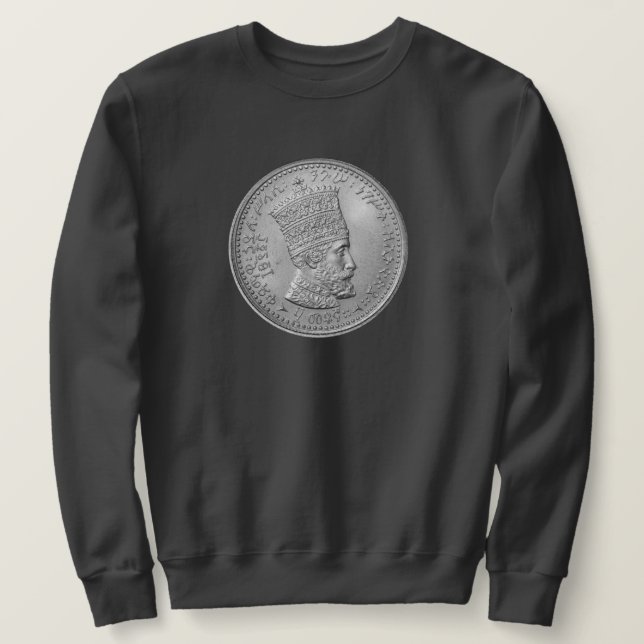 Sweatshirt Lion of Judah Jah Rastafari Rasta Roots Sweater (Design devant)