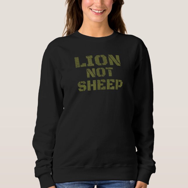 Sweatshirt Lion pas mouton (Devant)