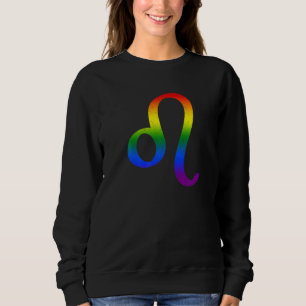 Sweatshirt Lion Signe Zodiaque Lgbt Fierté LGBT Arc-en-ciel G