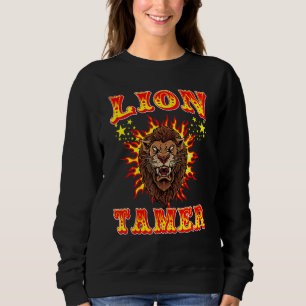 Sweatshirt Lion Tamer Trainer Cirque Personnel Carnaval Artis