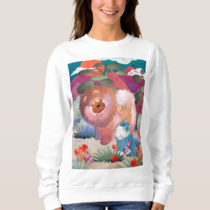 Sweatshirt LIONZ AND DRAGONZ -WHITE STYLES choisir style 