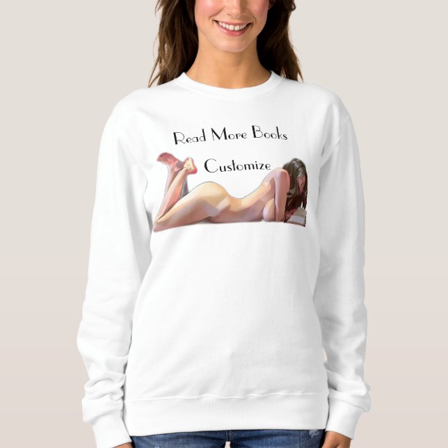 Sweatshirt Lire plus Livres Thunder_Cove (Devant)