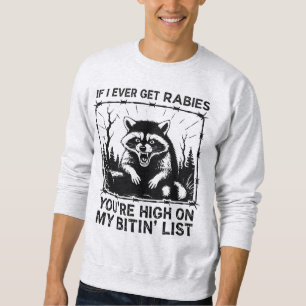 Sweatshirt Liste de Rabies Bitin