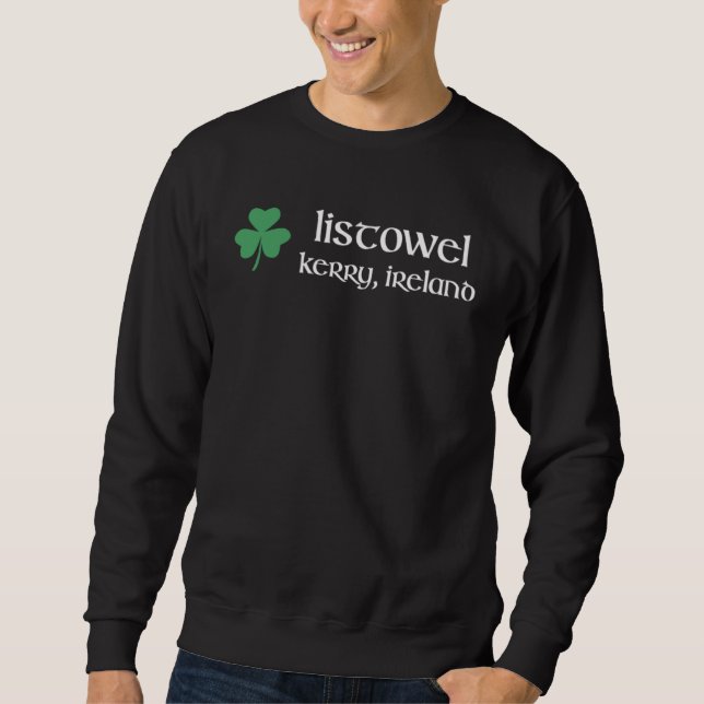 Sweatshirt Listowel Kerry Shamrock Ireland Gaelic & Hurling (Devant)