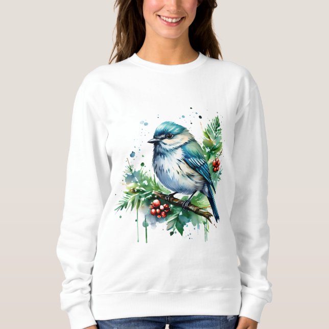Sweatshirt Little Bird et Christmas Greens (Devant)