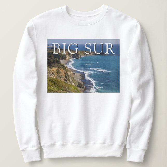 Sweatshirt Littoral de Big Sur | Californie (Design devant)