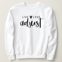 Live Love Ajuster Crewneck, Chiropractic, Chiro