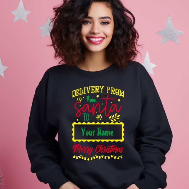 Sweatshirt Livraison de Père Noël à You Joyeux Noël (Créateur téléchargé)