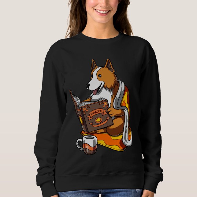 Sweatshirt Livre de Chiens de Corgi (Devant)