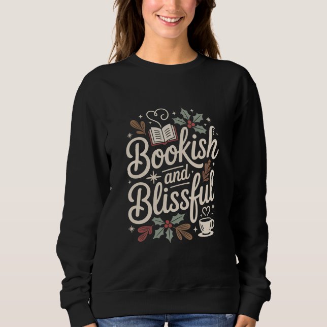 Sweatshirt Livre et Heureux Noël Cosy (Devant)