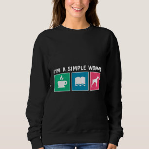Sweatshirt Livres À Café Et Doberman