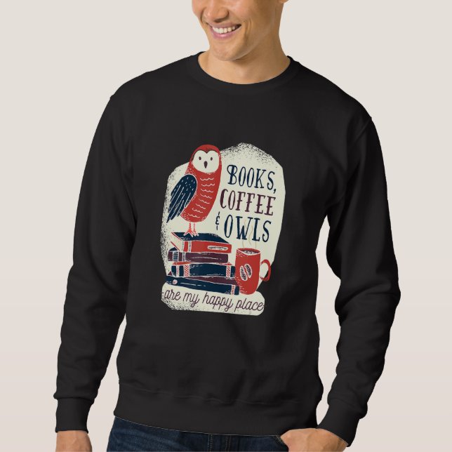 Sweatshirt Livres Coffee Ows Lecture Livre (Devant)
