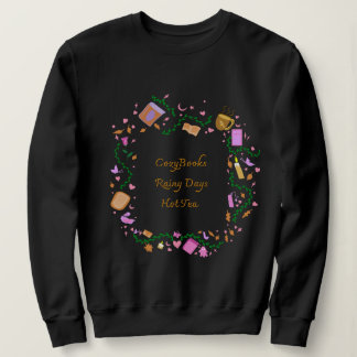 Sweatshirt Livres Confortables, Journées Pluvieuses, Thé Chau
