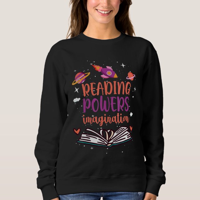 Sweatshirt Livres de lecture littéraire (Devant)