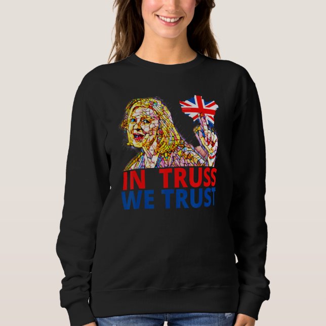 Sweatshirt Liz Truss  Richi Sunak British Wealthy Tory member (Devant)