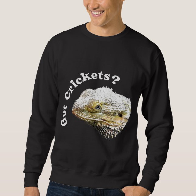 Sweatshirt Lizard de Dragon Arboré Crickets Reptile Pagone (Devant)