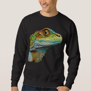 Sweatshirt Lizard Iguana réaliste