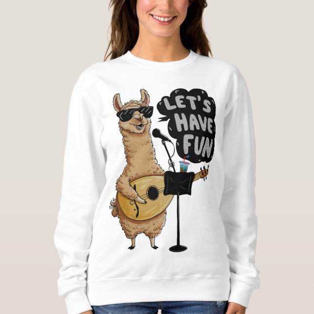Sweatshirt Llama (Devant)