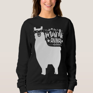 Sweatshirt Llama Mardi Gras Mardi Animal Funny Alpaca Carniva
