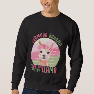 Sweatshirt Llama Rétro Mignon