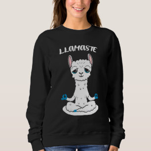 Sweatshirt Llamaste Yoga Llama