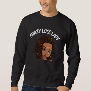Sweatshirt Locaux Drôle Pour Femmes Mama Dreadlock Hairstyl