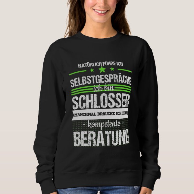 Sweatshirt Locksmith Mécanique Industrielle Mécanique Profess (Devant)