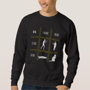 Sweatshirt Logique Booléenne Vivante Et Dead Programmer Cat