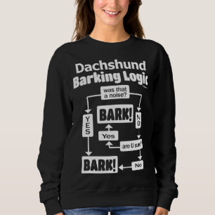 Sweatshirt Logique Dachshund Barking
