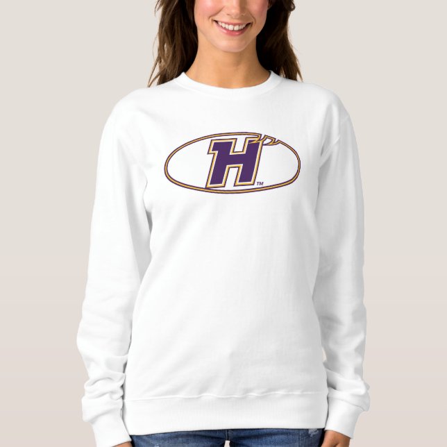 Sweatshirt Logo Athlétique des Hawks de Hunter College (Devant)