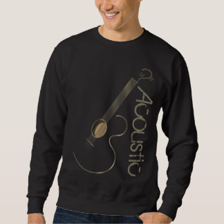 Sweatshirt Logo de guitare acoustique