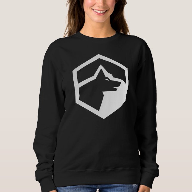Sweatshirt Logo de la ferme Wolf Mountain (Devant)