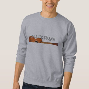 Sweatshirt Logo de magazine de joueur d'ukulélé