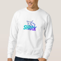 Logo de requin à dégradé féroce | Océan audacieux
