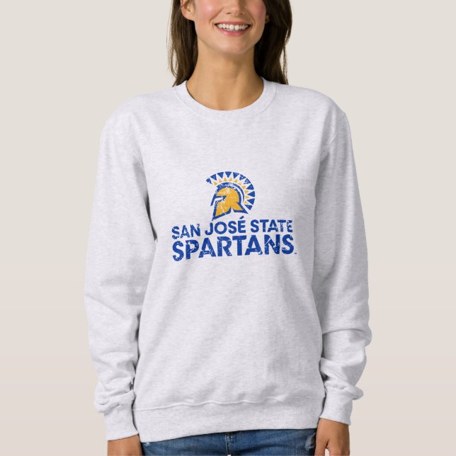 Sweatshirt Logo de San Jose State Spartans avec marquage de m (Devant)