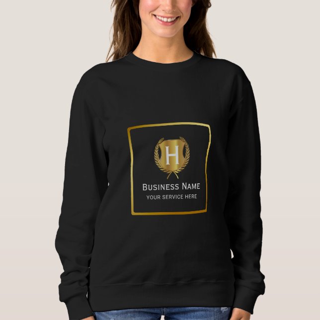 Sweatshirt Logo de société moderne pour le branding promotion (Devant)