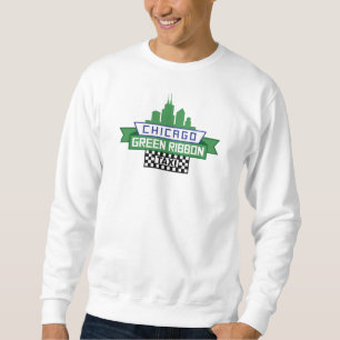 Sweatshirt Logo de taxi au ruban vert de Chicago - Art du ven